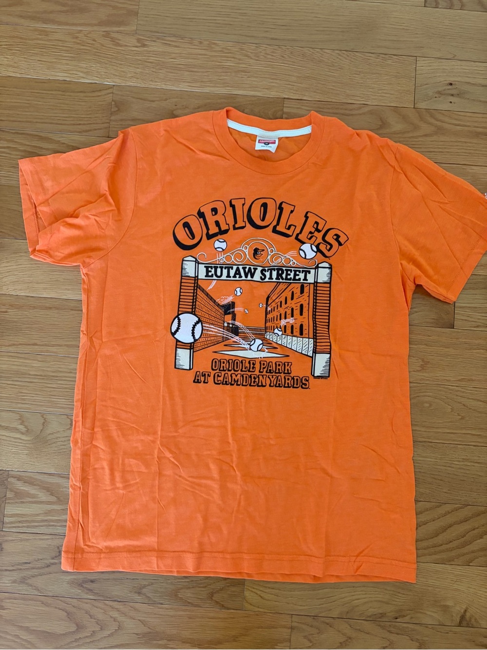 Orioles Eutaw Street Graphic Tee - Orange